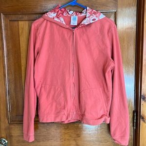 Patagonia Water Girl Salmon Colored Full Zip Size XL